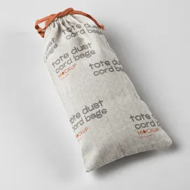 Tote Dust Cord Bag Free Psd
